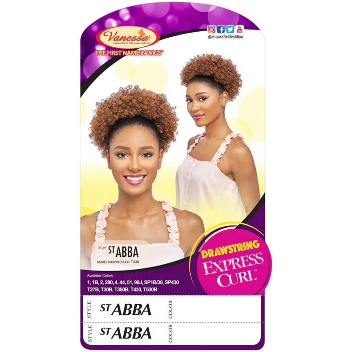 Vanessa Synthetic Drawstring Ponytail - STB ABBA - Image 4