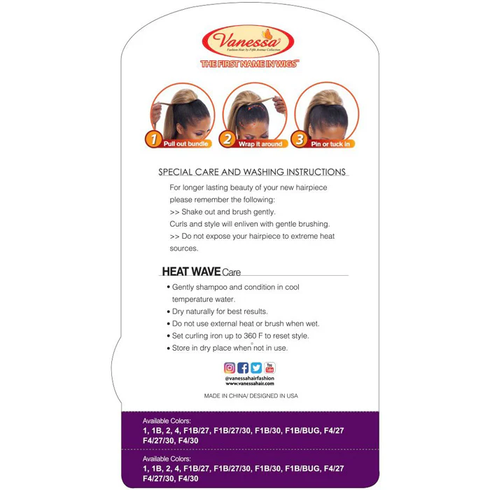 Vanessa Synthetic Drawstring Ponytail STB TAMBA - Image 5