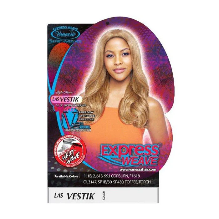 Vanessa Synthetic Express Weave Half Wig LAS VESTIK - Image 4