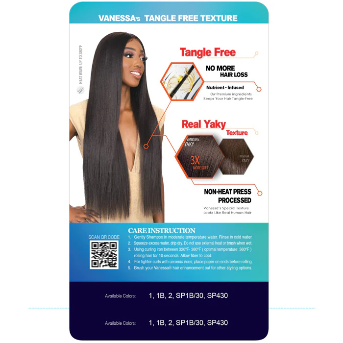 Vanessa Top Deep Middle Part HD Lace Front Wig - GENU - Image 4