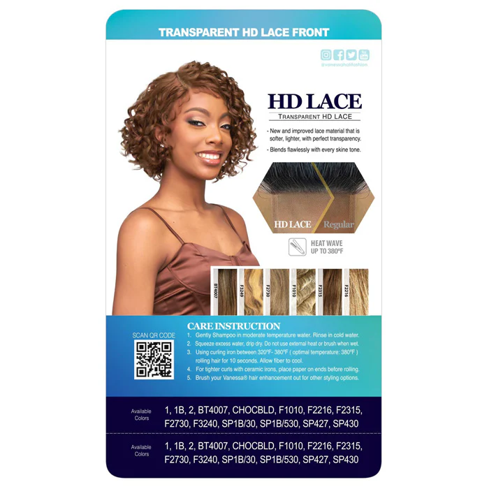 Vanessa Top Lace Deep J-Part HD Lace Front Wig - DAPHNE - Image 4