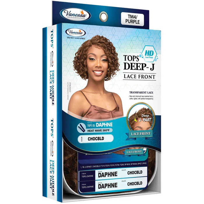 Vanessa Top Lace Deep J-Part HD Lace Front Wig - DAPHNE - Image 5