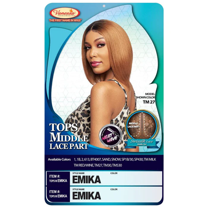 Vanessa Top Lace Super Middle Lace Part Wig - EMIKA - Image 3