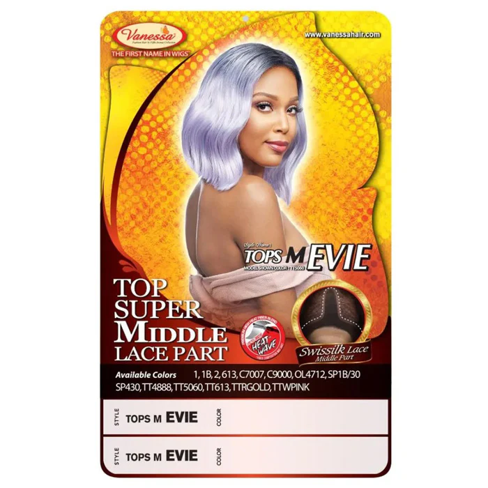 Vanessa Top Super Middle Part Lace Front Wig TOPS M EVIE - Image 4