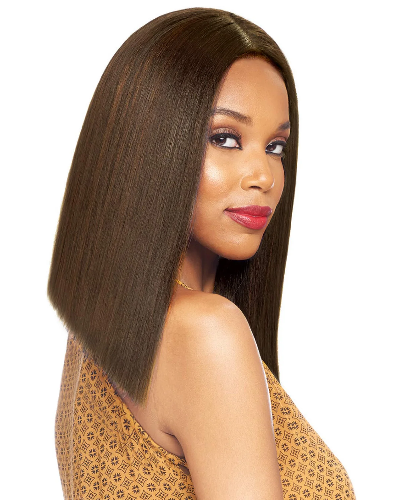 Vanessa Tops V-Line Middle Lace Part Swissilk Lace Front Wig TOPS VM CLEO - Image 4