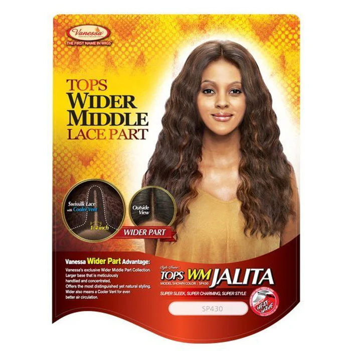 Vanessa Tops Wider Middle Lace Part Wig - TOPS WM JALITA - Image 4