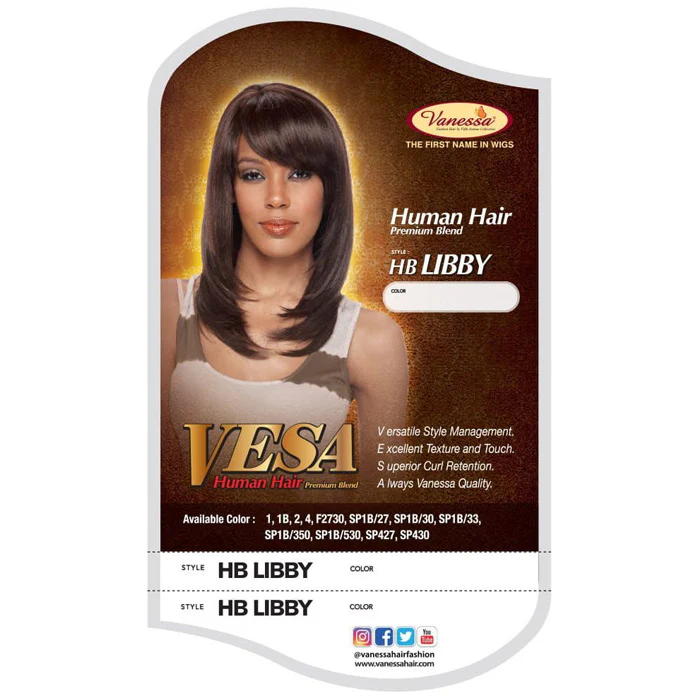 Vanessa Vesa Human Hair Blend Full Wig - HB LIBBY - Image 5
