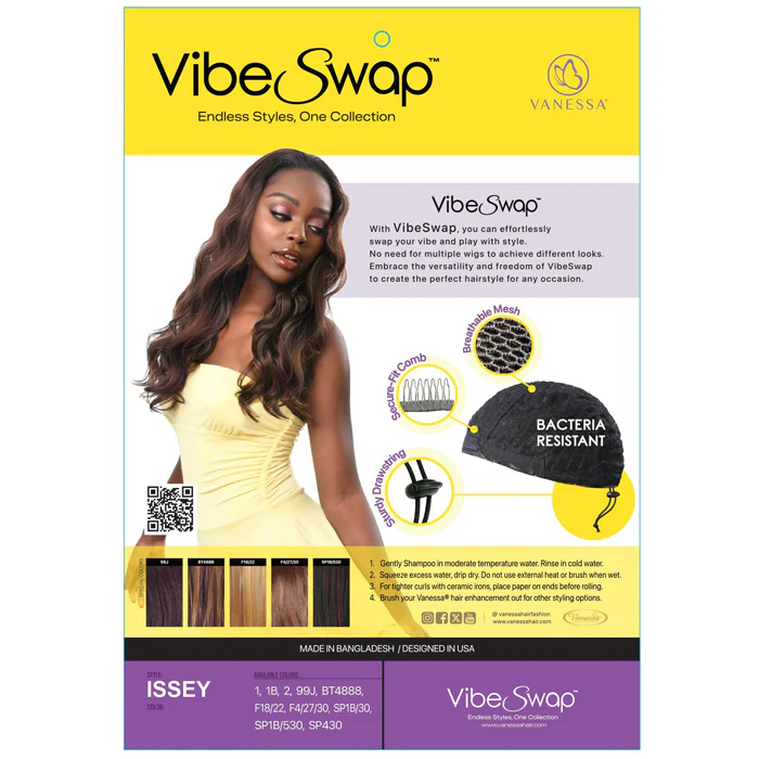 Vanessa Vibe Swap Half Wig - ISSEY - Image 5