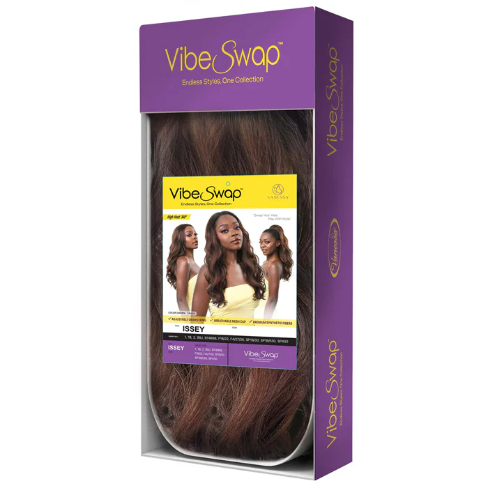Vanessa Vibe Swap Half Wig - ISSEY - Image 6