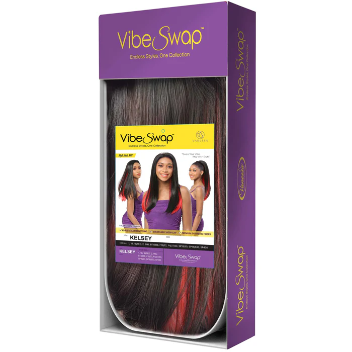 Vanessa Vibe Swap Half Wig - KELSEY - Image 6