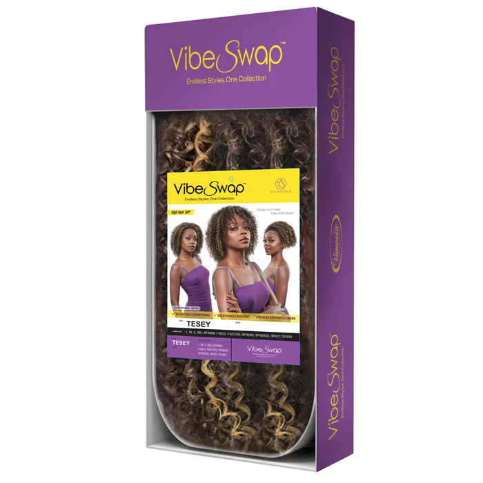 Vanessa Vibe Swap Half Wig - TESEY - Image 6