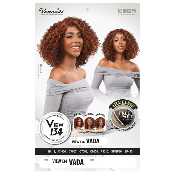 Vanessa View 134 Glueless HD 13x4 Lace Front Wig - VIEW134 VADA - Image 3