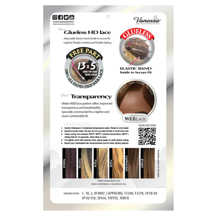 Vanessa View 135 Glueless 13x5 HD Lace Front Wig - VIEW 135 MELDA - Hand-Tied - Image 5