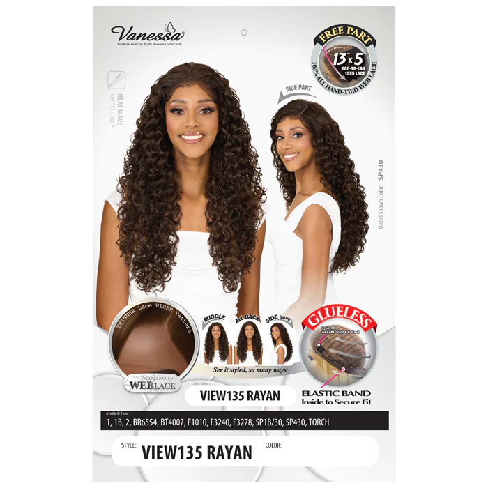 Vanessa View 135 Glueless 13x5 HD Lace Front Wig - VIEW 135 RAYAN - Hand-Tied - Image 3