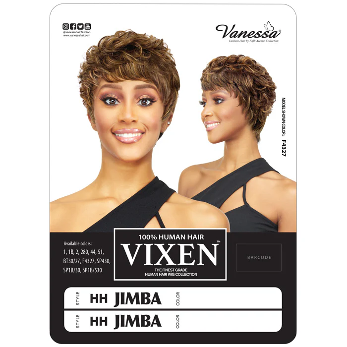 Vanessa Vixen 100% Human Hair Full Wig - HH JIMBA - Image 4