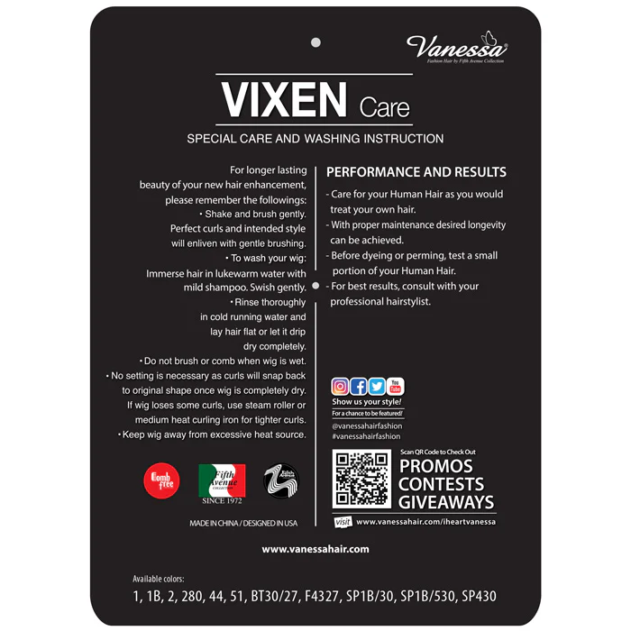 Vanessa Vixen 100% Human Hair Full Wig - HH JIMBA - Image 5
