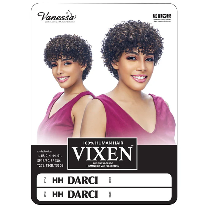 Vanessa VIXEN Care 100% Human Hair Full Wig - HH DARCI - Image 3