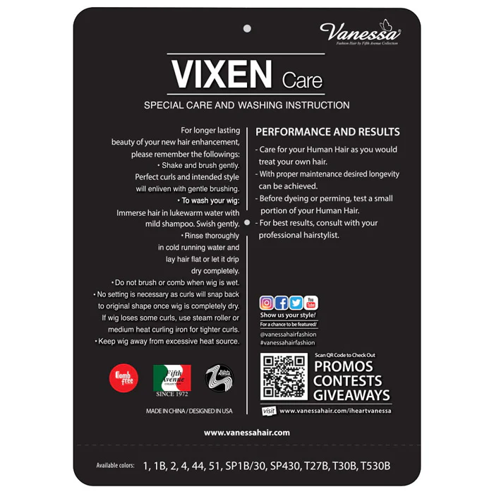 Vanessa VIXEN Care 100% Human Hair Full Wig - HH DARCI - Image 4