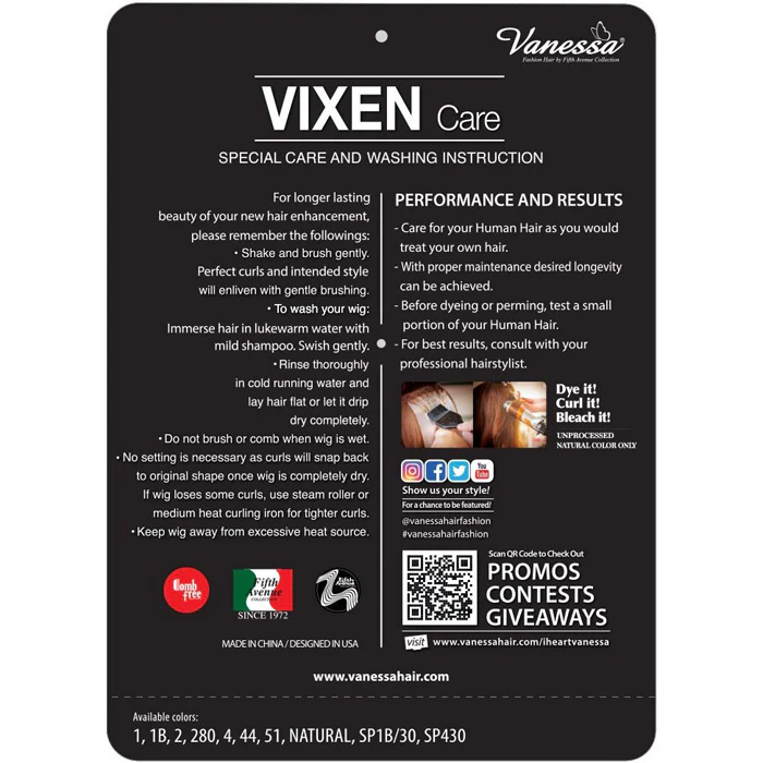 Vanessa Vixen Human Hair Full Wig - HH PIXIE - Image 5
