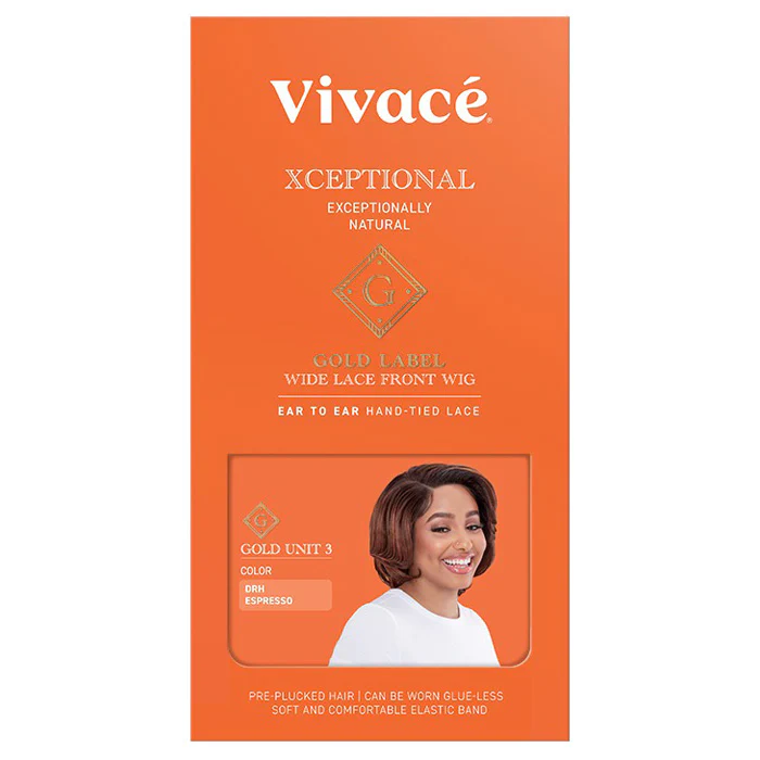 Vivace Xceptional Gold Label Wide Glueless Wavy Bob HD Lace Front Wig - GOLD UNIT 3 - Image 6