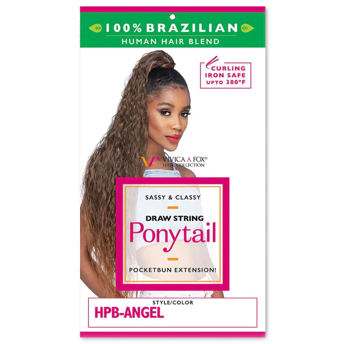 Vivica A Fox 100% Brazilian Human Hair Blend Drawstring Ponytail - HPB-ANGEL - Image 4
