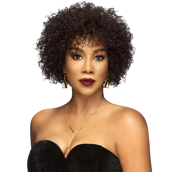 Vivica A. Fox 100% Remi Natural Brazilian Human Hair Full Wig - SPRING