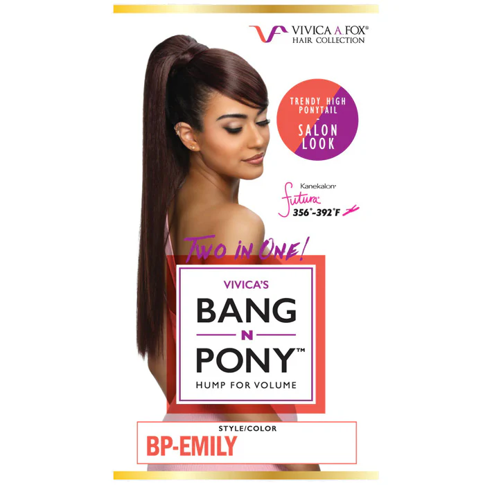 Vivica A Fox Bang-N-Pony 2 in 1 Ponytail - BP-EMILY - Image 4