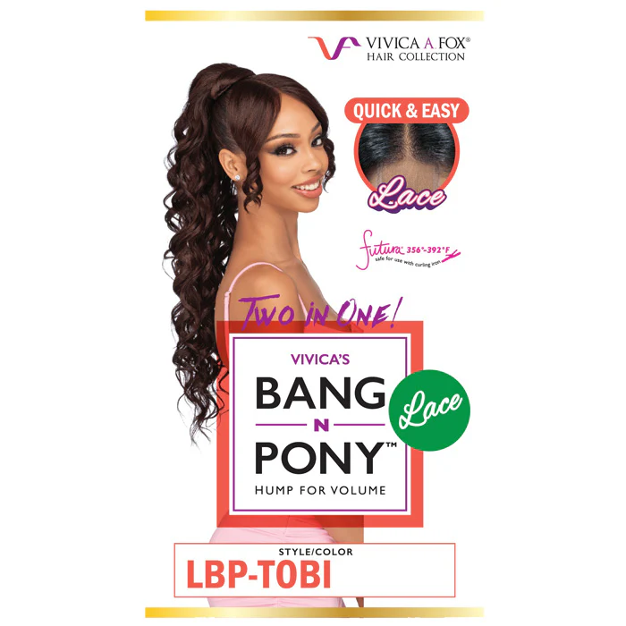 Vivica A Fox Center Lace Bang and Ponytail - LBP-TOBI - Image 4