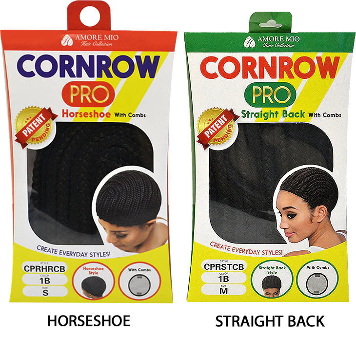 Vivica A Fox Cornrow PRO CAP STRAIGHT BACK OR HORSESHOE (With Combs) - Image 10
