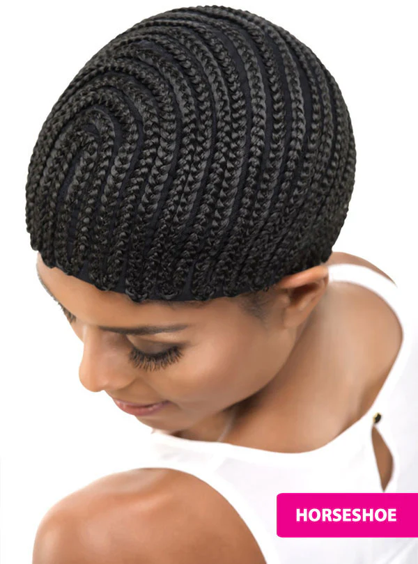 Vivica A Fox Cornrow PRO CAP STRAIGHT BACK OR HORSESHOE (With Combs) - Image 3