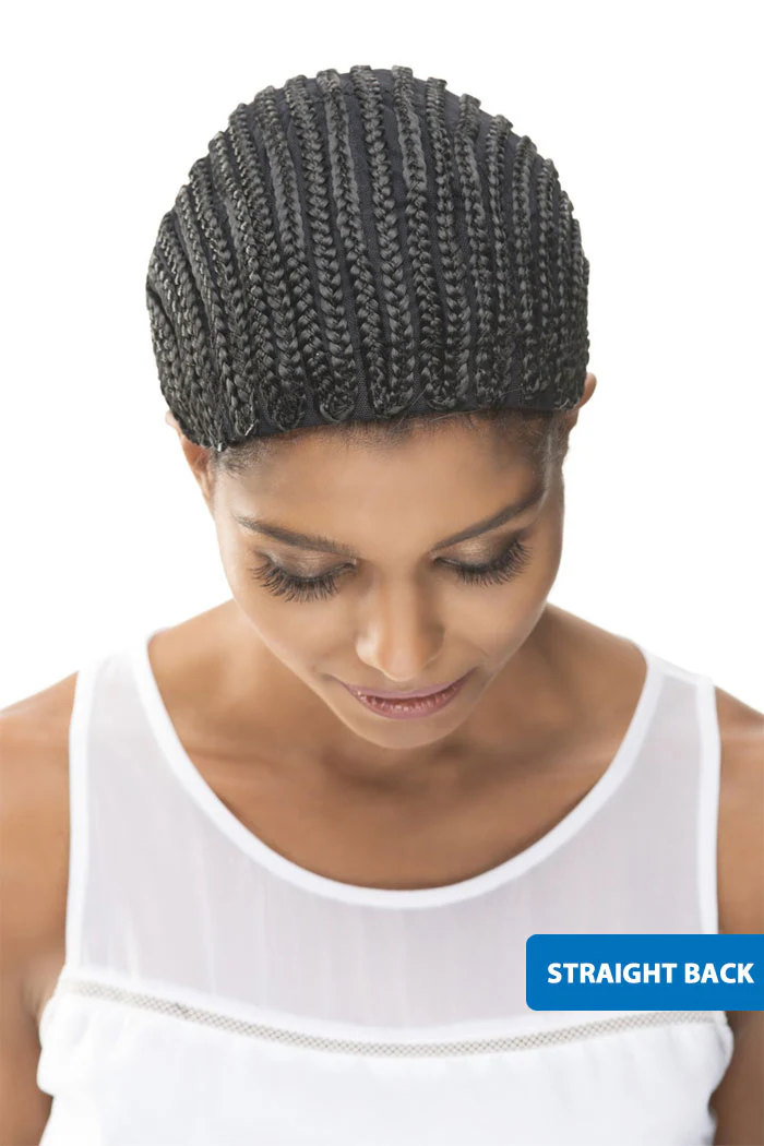 Vivica A Fox Cornrow PRO CAP STRAIGHT BACK OR HORSESHOE (With Combs) - Image 8