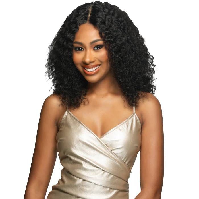 Vivica A Fox Natural Brazilian 100% Unprocessed Remi Human Hair 3.5" HD Deep Lace Part Wig - WET & WAVY SUMMER