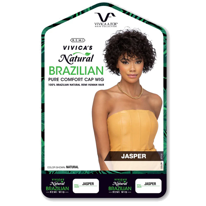 Vivica A Fox Natural Brazilian Remi Pure Stretch Cap Full Wig - JASPER - Image 4