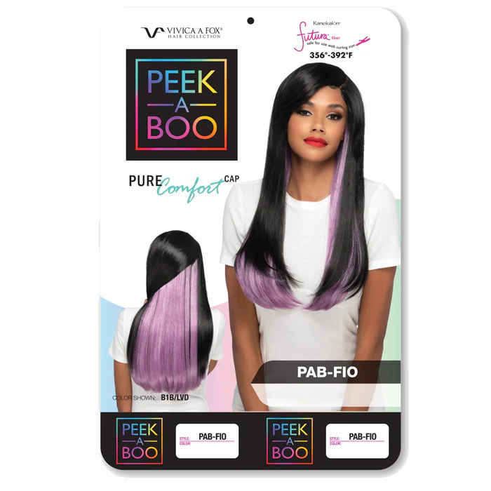 Vivica A Fox Peek-A-Boo Pure Comfort Cap Side Part Wig - PAB-FIO - Image 6