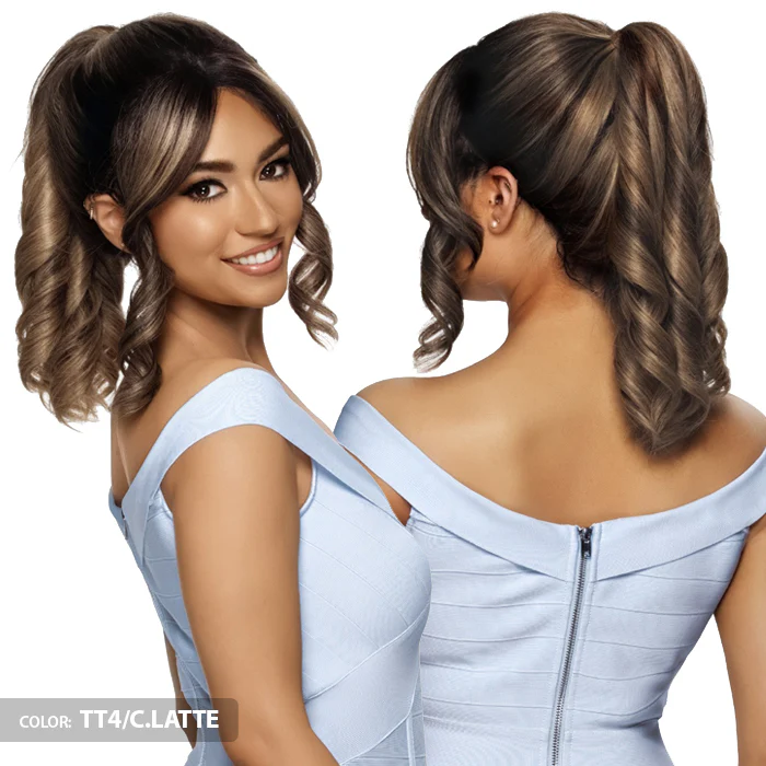 Vivica A Fox Pre-Ponytailed HD 5" Deep Lace Front Wig - HAZEL - Image 2
