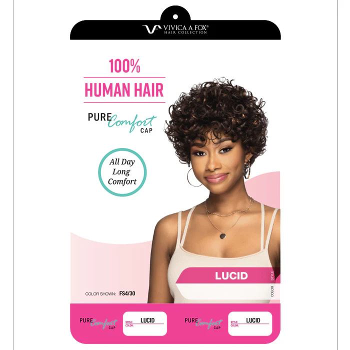 Vivica A Fox Pure Comfort Cap 100% Human Hair Full Wig - LUCID - Image 4