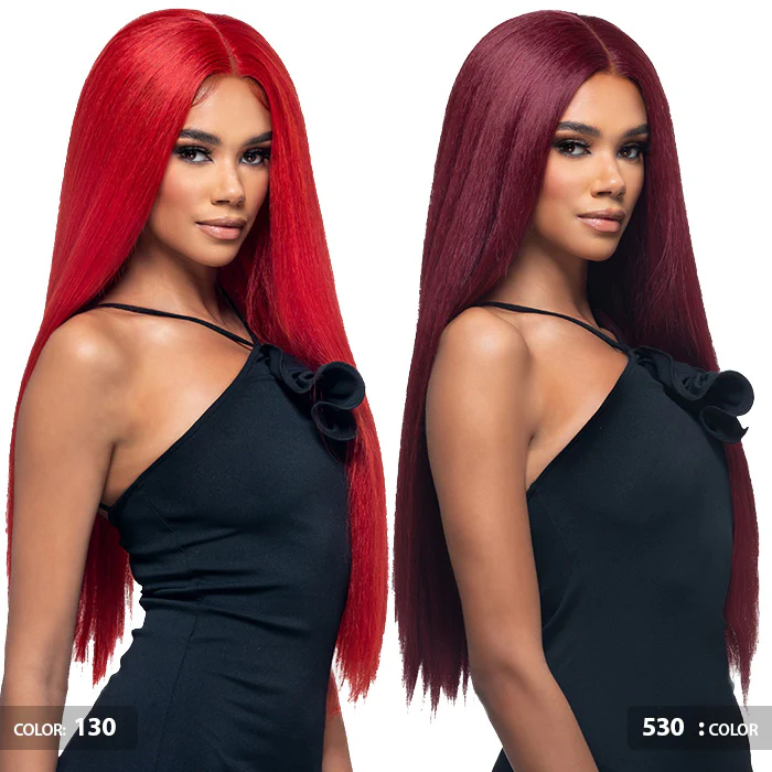 Vivica Fox Wanna Bee Human Hair Blend 5" Deep HD Lace Front Wig - WNB-2 - Image 3