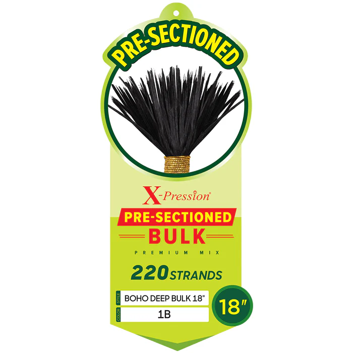 X-Pression Pre-Sectioned Bulk Braids - BOHO DEEP BULK 18" - By Outre - Image 2