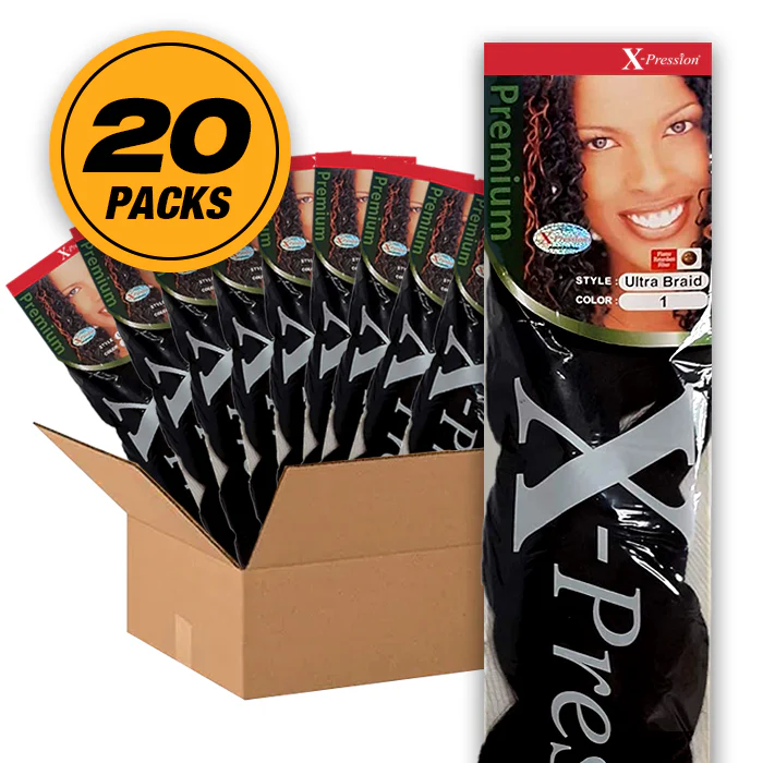X-Pression Premium Braid - ULTRA BRAID - 10 PACKS/ 20 PACKS - Image 3