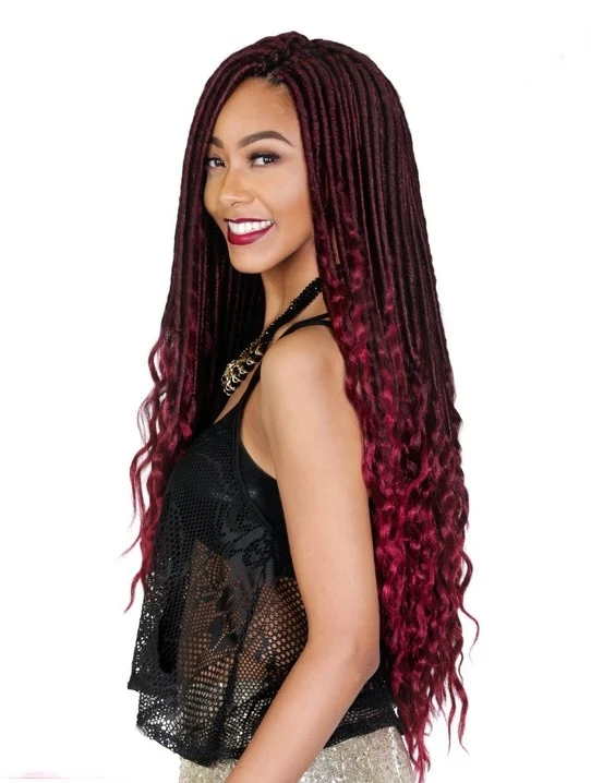 Zury Goddess Braid Loop Crochet - LOCS LOOSE WAVE 14" 2X - Image 3