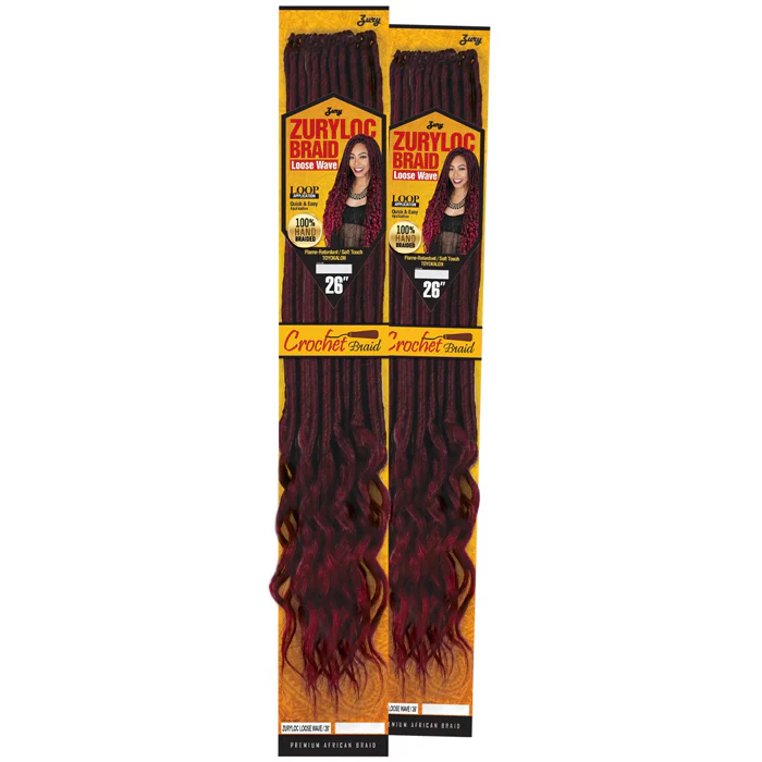 Zury Goddess Loop Crochet Braid - LOCS LOOSE WAVE 26" - Image 3
