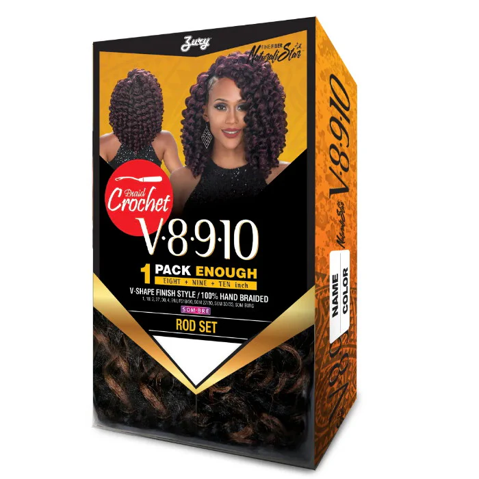 Zury Naturali Star V8910 One Pack Enough Crochet Braid - ROD SET - Image 3