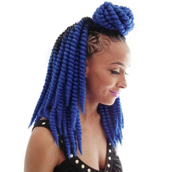 Zury Sis 100% Hand Braided Loop Crochet Braid - HAVANA TWIST 14" - Image 3