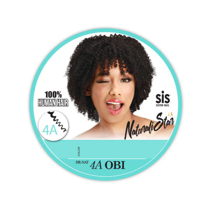 Zury Sis 100% Human Hair Wig - HR-NAT 4A OBI - Image 3
