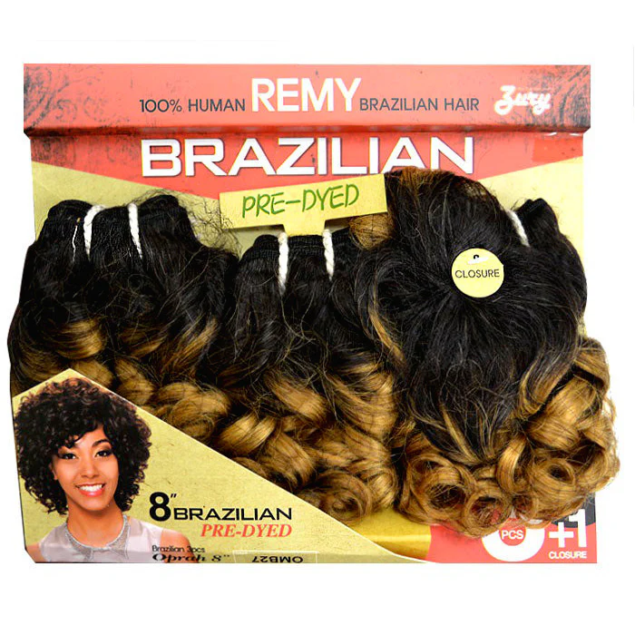 Zury Sis 100% Human Remy Brazilian Weave - OPRAH 8" (3 Pcs+1 Closure) - Image 2