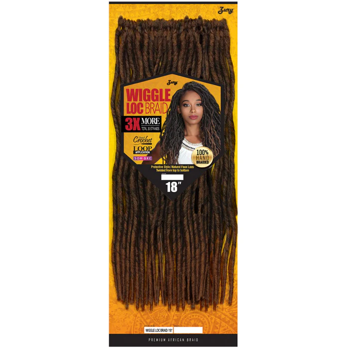 Zury Sis 3X Value Pack Loop Crochet Braid - WIGGLE LOC BRAID 18" - Image 4