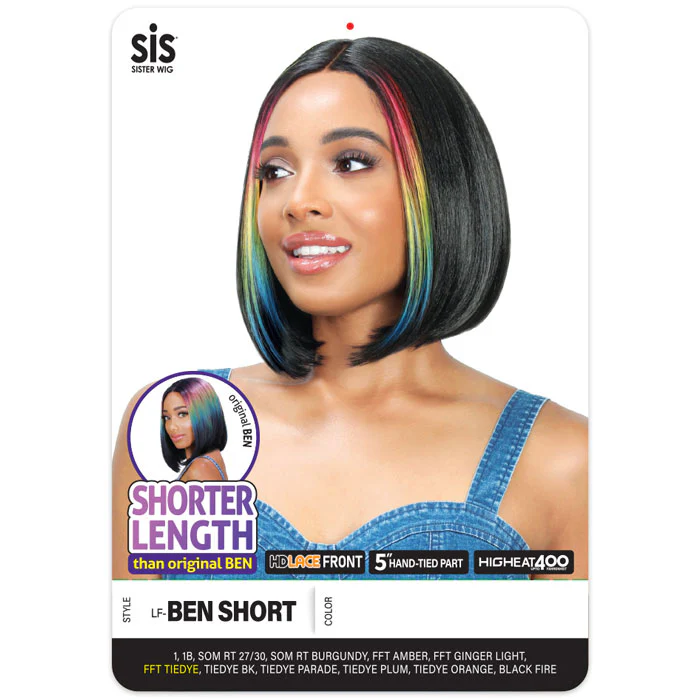 Zury Sis 5" Part HD Lace Front Wig - LF-BEN SHORT - Image 3