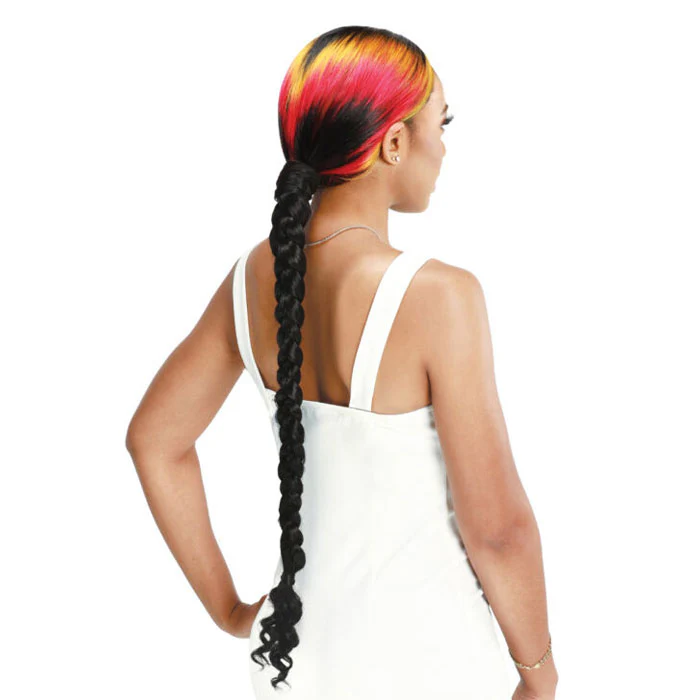 Zury Sis Braided Pony 4.5" Hand-Tied HD Part Lace Wig - LF-RWANDA - Image 3