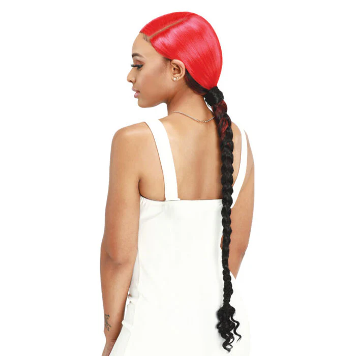 Zury Sis Braided Pony 4.5" Hand-Tied HD Part Lace Wig - LF-RWANDA - Image 4