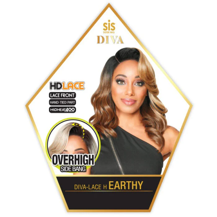 Zury Sis Diva HD Lace Front Hand-Tied Wig - DIVA-LACE H EARTHY - Image 3